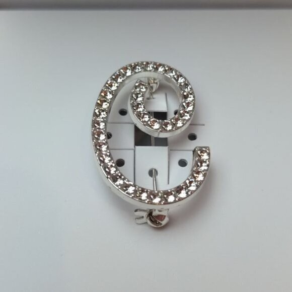 Charter Club Letter C Initial Pin - Picture 2 of 5